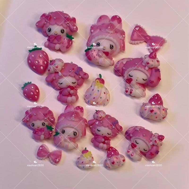 Xiaohuan Nail Art Mold Handmade Carved Silicone Mold Little Sheep Melody Cream Nail Art Cartoon Doll Accessories Xiaohuan Nail Art Mold Handmade Carved Silicone Mold Little Sheep Melody Cream Nail Art Cartoon Doll Accessories