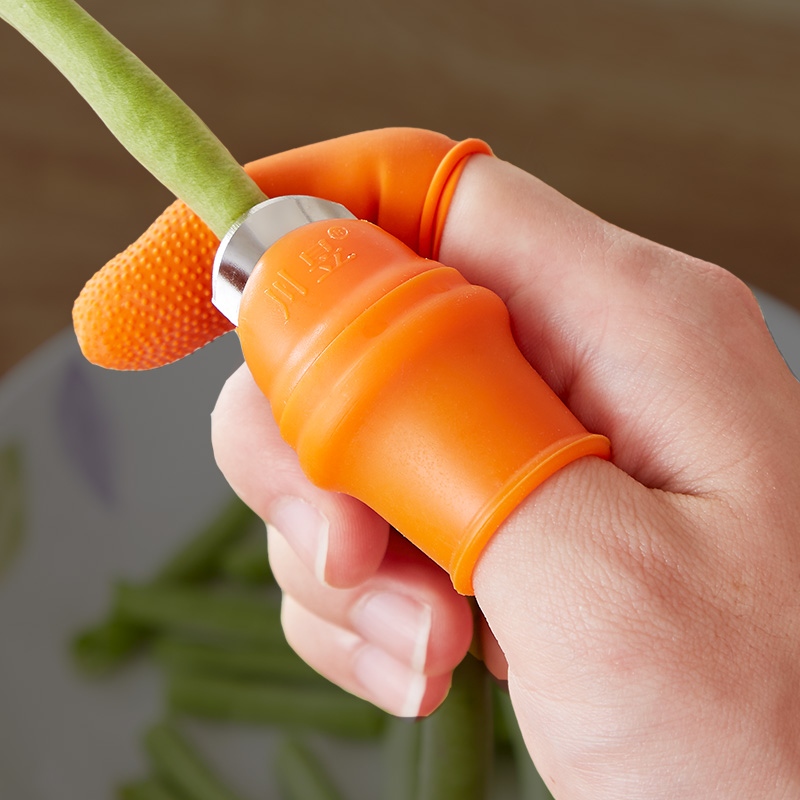 Picking vegetables pinch vegetables pepper thumb knife picking god instrument picking vegetable picking pepper finger set bean nails agricultural beans for exclusive use