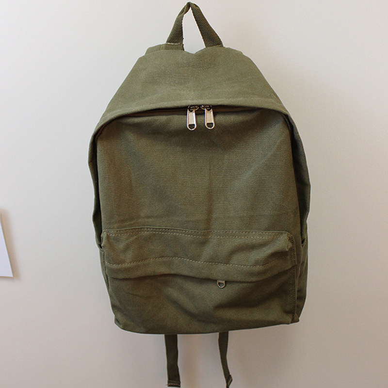 Days Department Wind Fan Canvas Shoulder Bag Casual Minimalist double shoulder bag Men and women Pure Color Student School Bag Fashion 100 Ride Trends