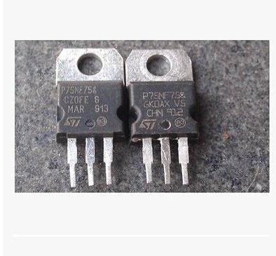 Imported disassembly machine P75NF75 75N75 N-channel field effect transistor large chip test well TO-220