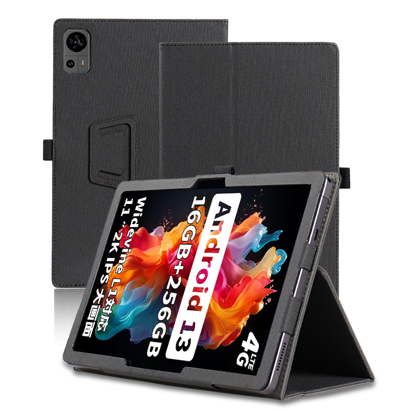 Suitable for Blackview Tab18 12inch Leather Case Tablet Protective Case Lingdu Tab18 12inch Protective Case Hand Rest Anti-Fall Leather Case Shell