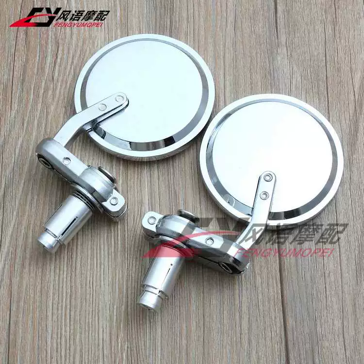 CG125 xe máy retro sửa đổi gương chiếu hậu gương chiếu hậu retro gấp ngược gương Tianjun Ranger sửa đổi