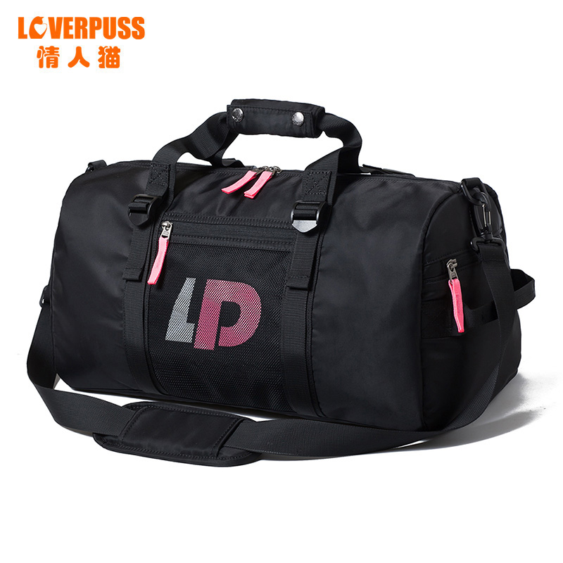 Fitness Bag Women's Sports Training Bag Single Shoulder Inclined Cross Hand Travel Bag Dry And Wet Separation Yoga Swimming Girl Bag Tide