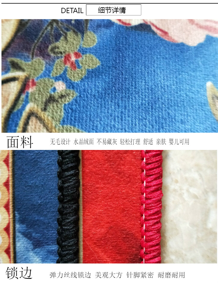 Phòng khách phong cách châu Âu thảm lớn phòng ngủ đầy đủ chăn đầu giường sofa Mỹ bàn cà phê pad nghiên cứu có thể được tùy chỉnh tùy chỉnh - Thảm thảm lót phòng ngủ