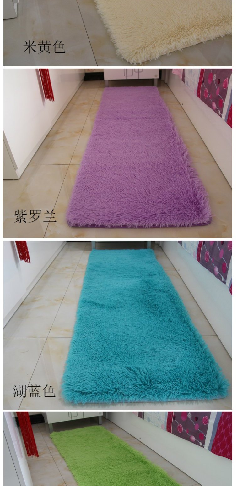 Có thể giặt dày dày lông dài sang trọng phòng ngủ cạnh giường ngủ cửa sổ bay hiên hiên mat mat ban công thảm nhựa
