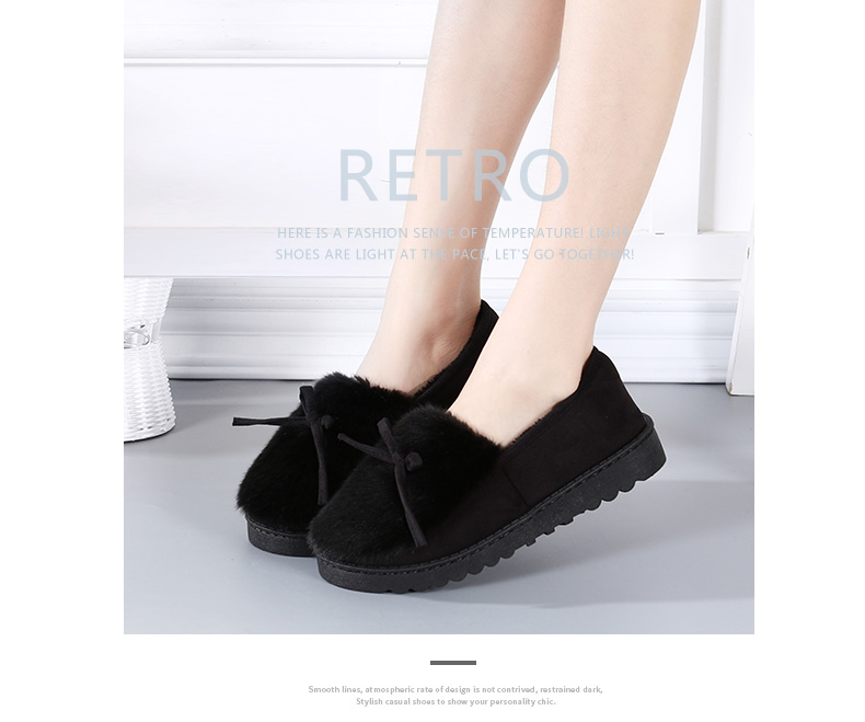 Giày cotton nữ mùa đông mới tuyết lạnh giày nữ cộng với nhung lông ấm áp thấp để giúp ống ngắn cho học sinh Hàn Quốc giày hồng thạnh nữ