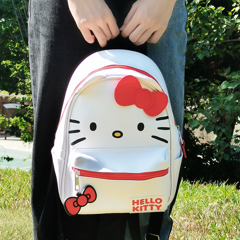 Hellokitty Cute Backpack Hello Kitty Kidsren's School Bag Hello Kt College Student Casual Cartoon Women's Bag