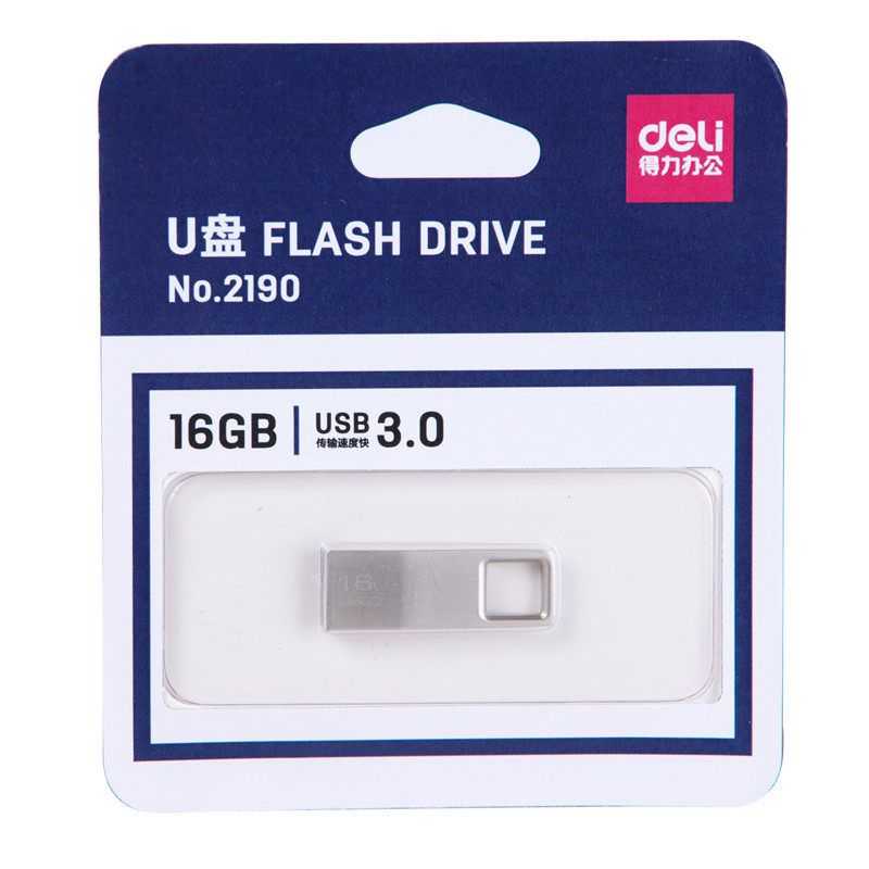 Powerful 2190 U disk 3 0 speed processing U disk simple and compact in-line all-metal shell 16GU disk