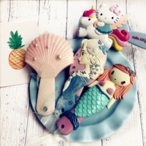 Gigi Magic House Export Girl Air Cushion Comb Children Cartoon Princess Comb Elsa Mermaid