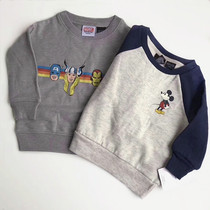 Foreign trade original single boy 2020 new spring and autumn vests baby personality cartoon pattern thin velvet children's jacket