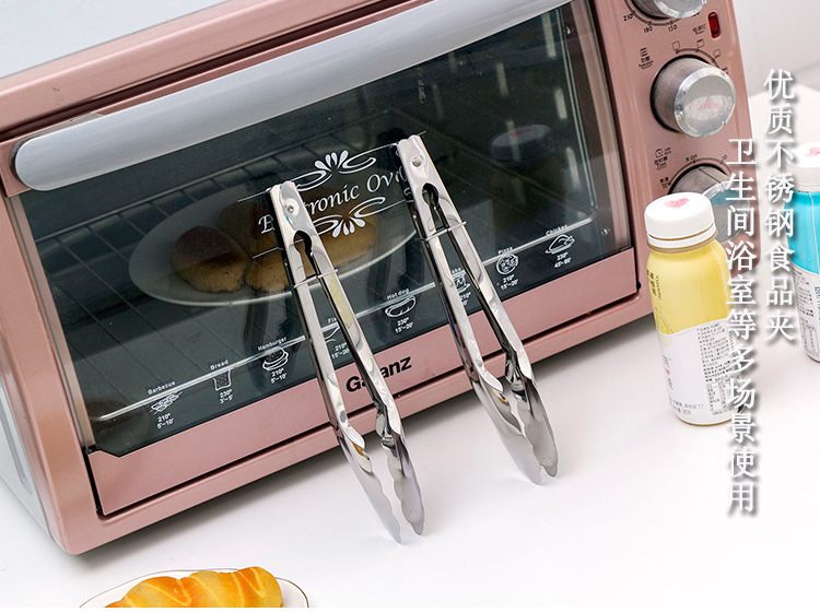 Bread food cake cake steamed stainless steel barbecue grilled meat clampTool kitchen oven