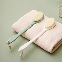 Bath brush bath brush long handle soft hair rubbing shower with strong rubbing back and rubbing back without asking for a bath towel