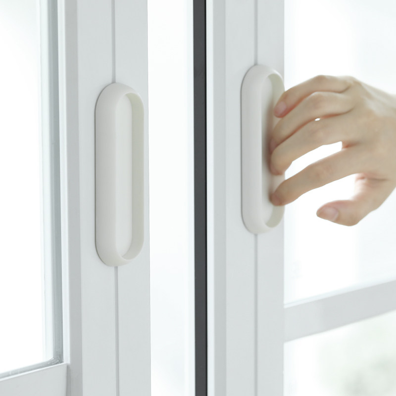 Japanese household door and window auxiliary handle Sliding door glass door paste type auxiliary handle door and window handle 2 pcs
