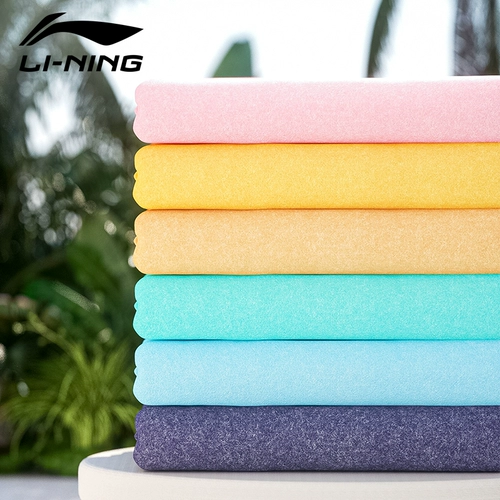 Li Ning, быстросохнущее спортивное полотенце от пота для спортзала, одежда для йоги для бадминтона, впитывает пот и запах