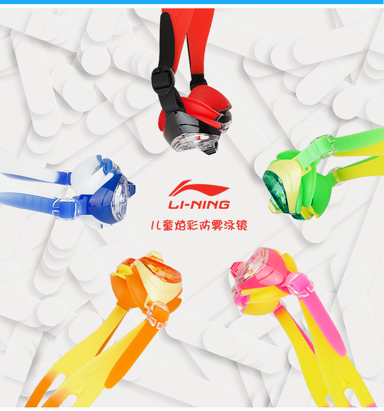 Quần bơi trẻ em Li Ning bé trai lớn trẻ em đồ bơi trẻ em góc phẳng trẻ em học bơi đồ bơi mũ bơi bikini