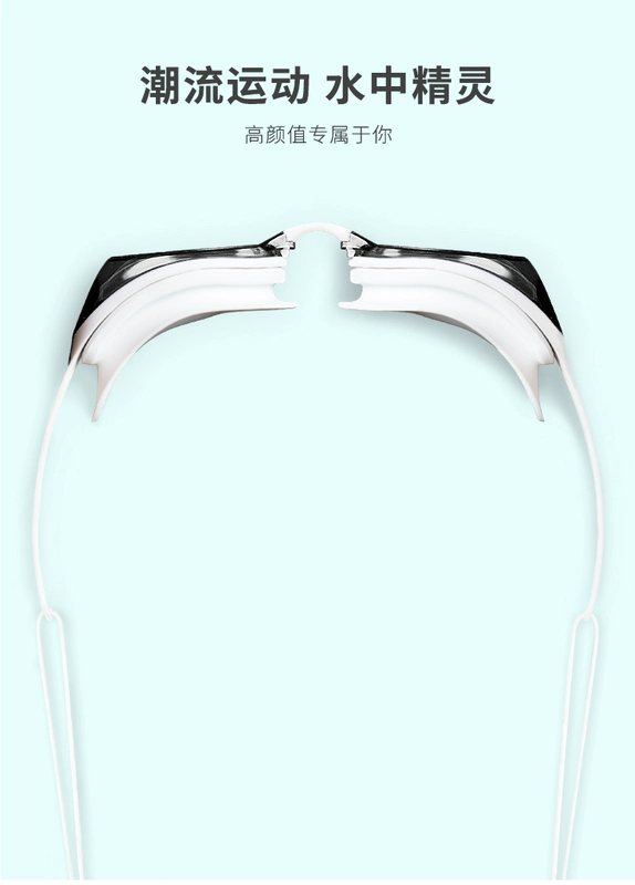 Kính râm Li Ning phù hợp với mũ bơi nam kính bơi cận thị kính chống nước HD chống sương mù thiết bị lặn