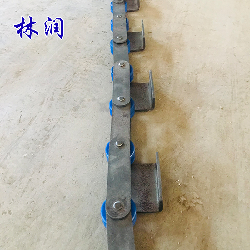 Industrial chain stainless steel curved plate conveyor chain large pitch conveyor chain customized various conveyor equipment special-shaped chain