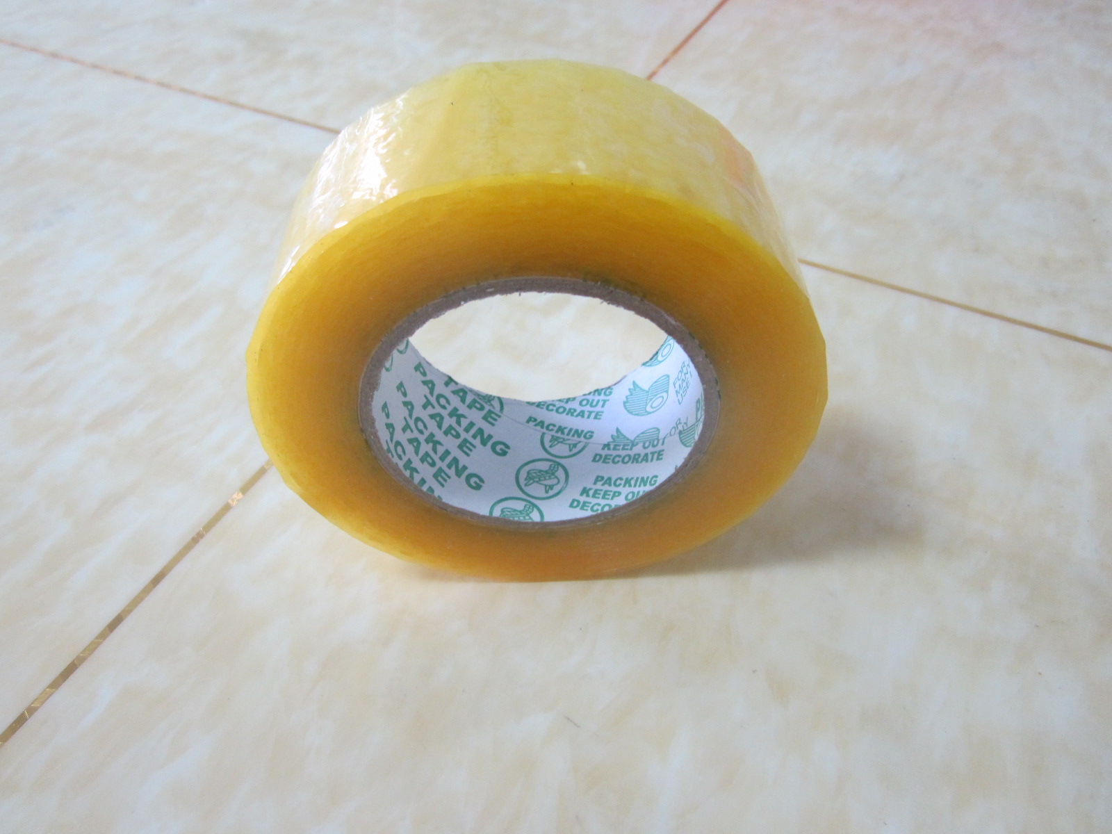wide 4 5CM meat thick 25MM light yellow adhesive tape transparent adhesive tape seal case adhesive tape wholesale seal case adhesive tape closure glue