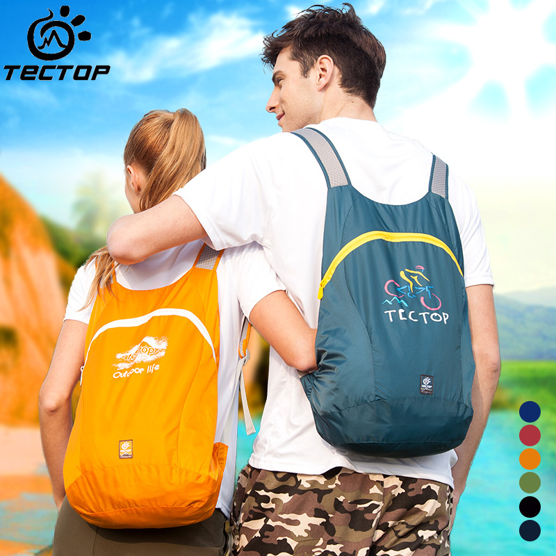 Men's and women's backpack skin bag foldable portable ultra-light outdoor leisure soft bag travel mountaineering bag waterproof