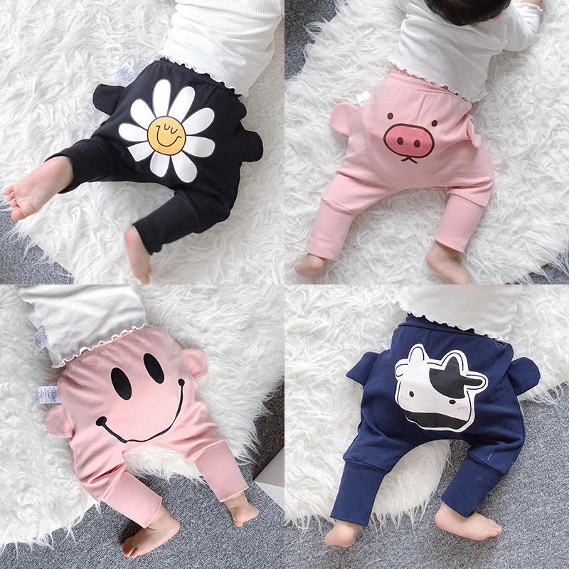 Baby Girl Pants Autumn Dress Male Baby Big PP Pants 1 Year Old 3 Months 6 Newborn Baby 2 Spring Autumn Long Pants