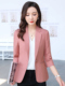 Bông và lanh nhỏ phù hợp với áo khoác của phụ nữ Hàn Quốc phiên bản 2020 mùa hè cơ thể xây dựng mới thời trang ngắn của phụ nữ phù hợp với áo khoác giản dị