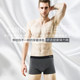 Langsha underwear men's cotton boxer briefs comfortable men's boxer briefs cotton breathable boys' shorts men's underwear