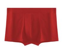 Mens Underwear Pure Color Pure Cotton Four Corners Young Boy Breathable Soft Flat Corner Pants Yellow White Black Purple Large Red