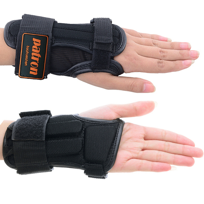 Ski ranger skating amenable wheel slide armguard ski soft protective hand can be covered inside the glove