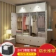 Tủ quần áo đơn giản vải thép đậm khung cốt thép đơn ngân sách toàn bộ hộ gia đình gấp dày đôi tủ quần áo giá - Buồng mẫu tủ giày gỗ tự nhiên