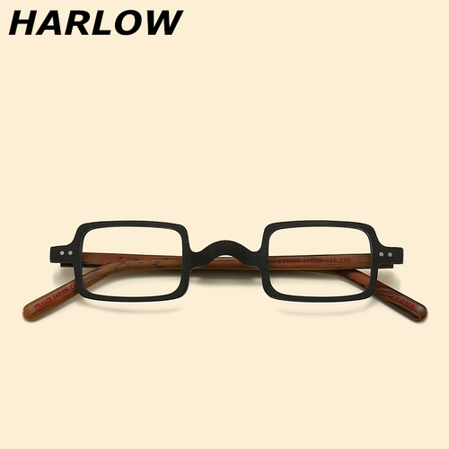 Деревянные маленькие ретро очки подходит для мужчин и женщин