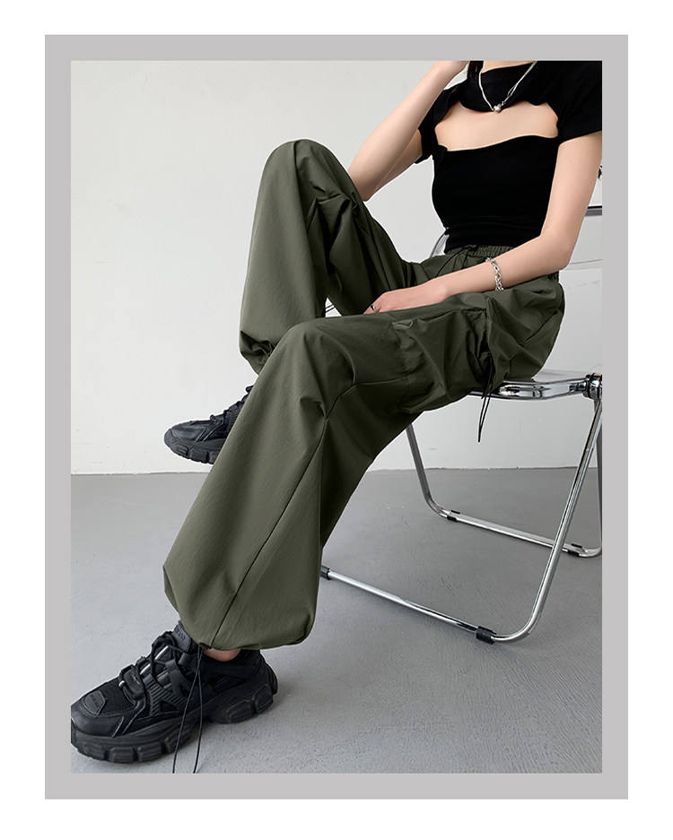 Розовые быстросохнущие тонкие приталенные шелковые штаны, высокая талия, свободный прямой крой 