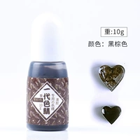 Черно-коричневый