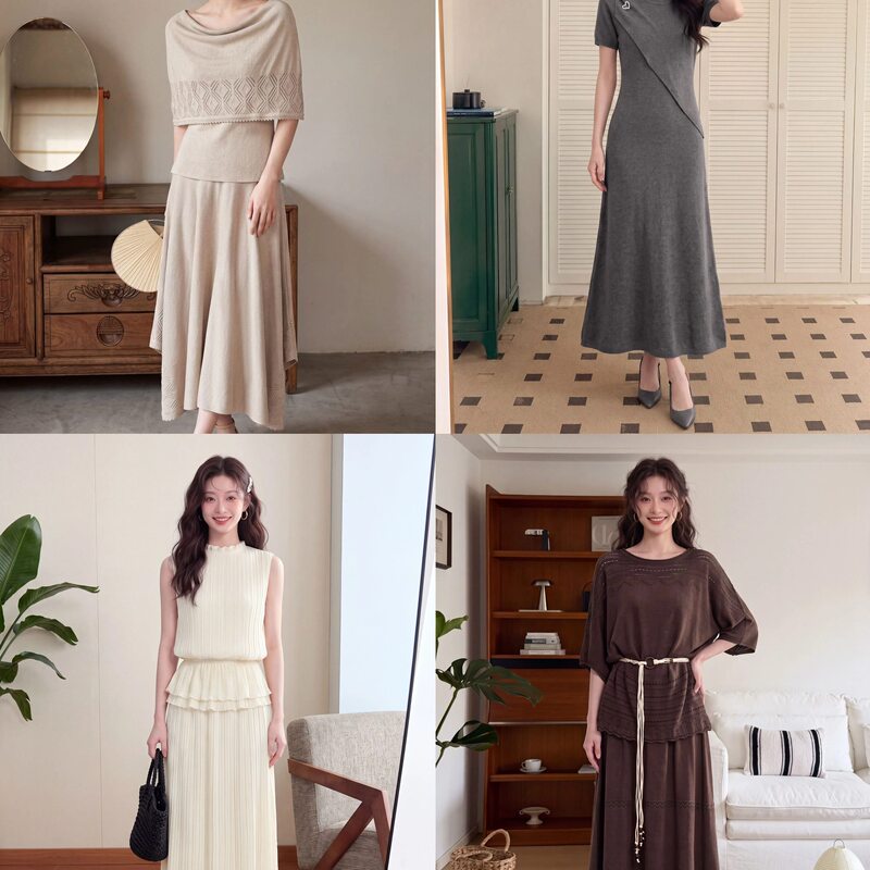 【800-900 New Autumn Styles Shot Here】Elegant and Versatile Autumn Knit Set with a Stylish Vibe 【800-900 New Autumn Styles Shot Here】Elegant and Versatile Autumn Knit Set with a Stylish Vibe
