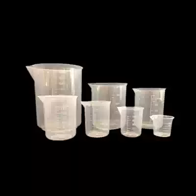 Beaker plastic measuring cup kindergarten experimental measuring cup ml capacity Cup 25 50 100 250 500 * 1000ml