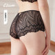 Etam feathery lace Aile ຊຸດຊຸດຊັ້ນໃນຂອງແມ່ຍິງ elegant sexy soft mid-low waist boxer cotton bottom panties