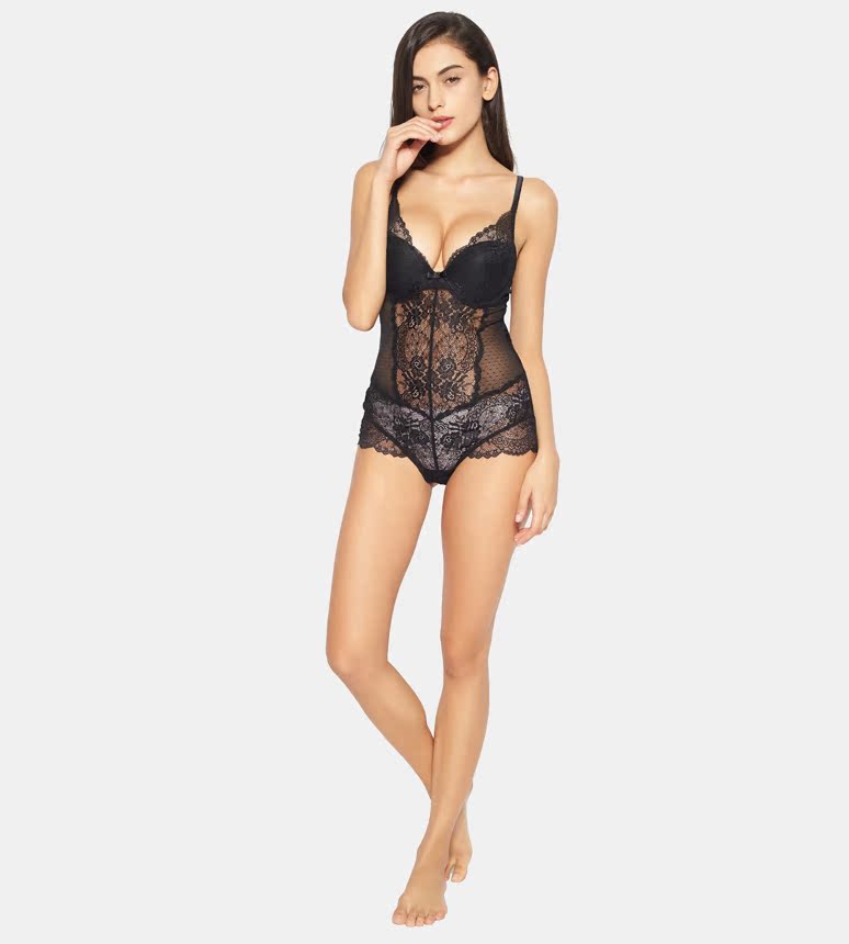 Ege đồ lót Etam mùa xuân mới sexy ren mẫu nhựa jumpsuit 17076707395