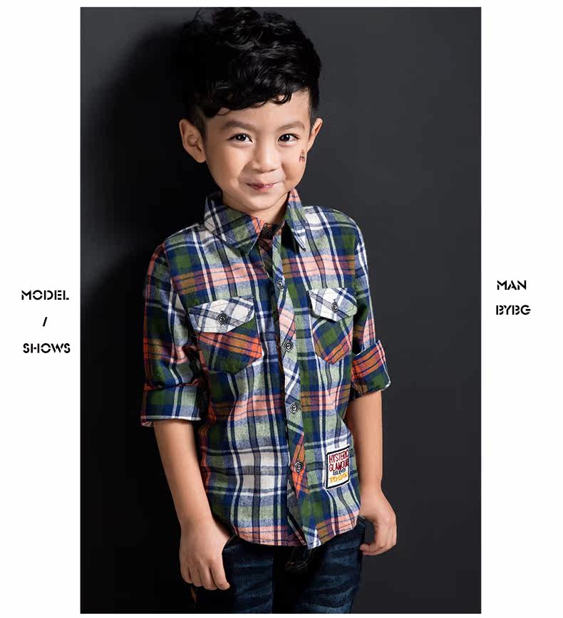 Chemise garcon à manche longue - Ref 2074932 Image 13