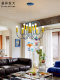 Green Autumn Bauhaus Living Room Chandelier Bedroom Memphis Retro Colorful Eye-Protection Hall Vintage Lighting Fixtures