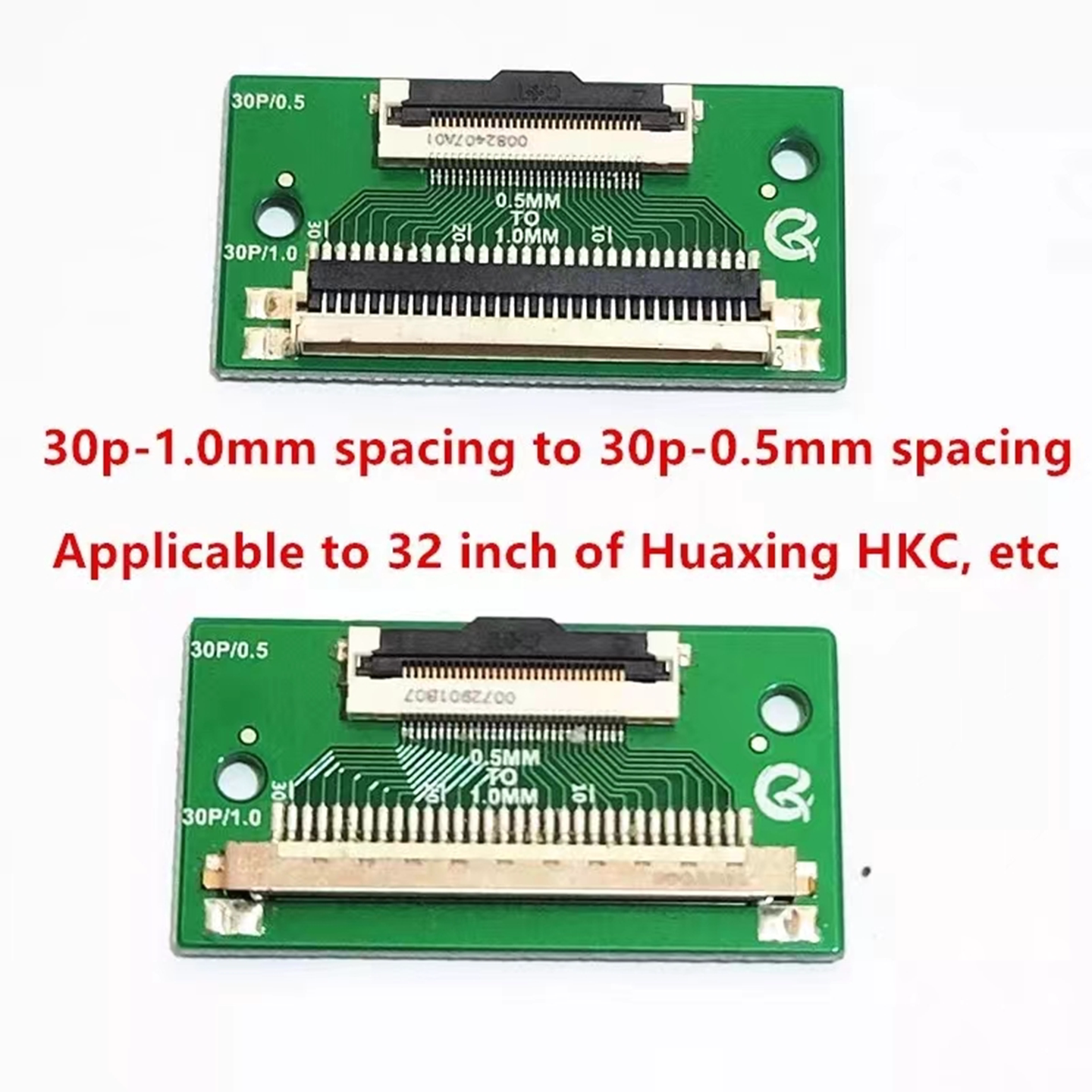 Suitable for Huaxing HKC 30P0 5MM spacing to 30P conventional 1 0MM spacing adapter plate repair and replacement