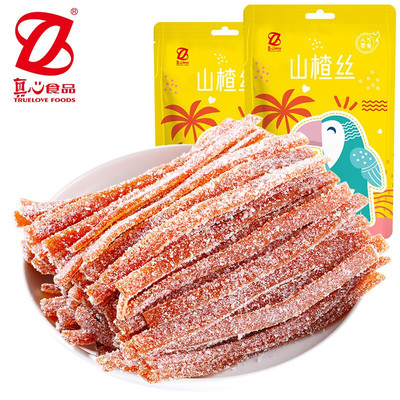 真心食品旗舰店山楂丝山楂条蜜饯山楂丝2袋