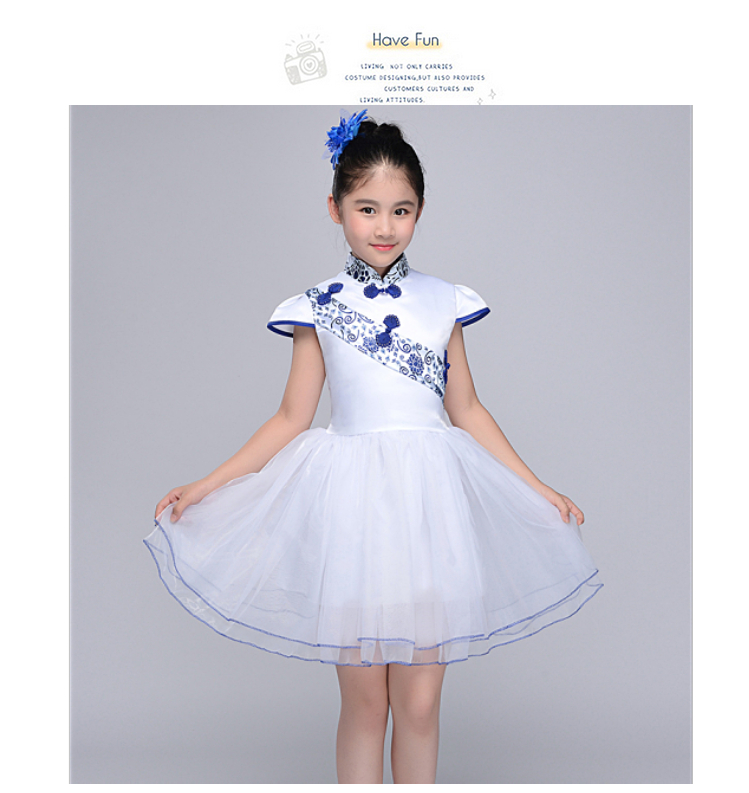 Trang phục hợp xướng thiếu nhi mới cho học sinh tiểu học và trung học trang phục hợp xướng Trang phục nam và nữ phong cách Trung Quốc quần áo cho trẻ 14 tuổi nam