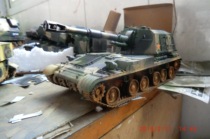 Small number hand 00305 83 83 152 mm self-propelled gun finished substitute work (bag plate piece)