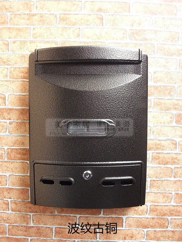 Italian Rich Family Villa Front Cast Aluminium Letterbox Outdoor Eu Letterbox Creative Code Lock Letter Box Letterbox