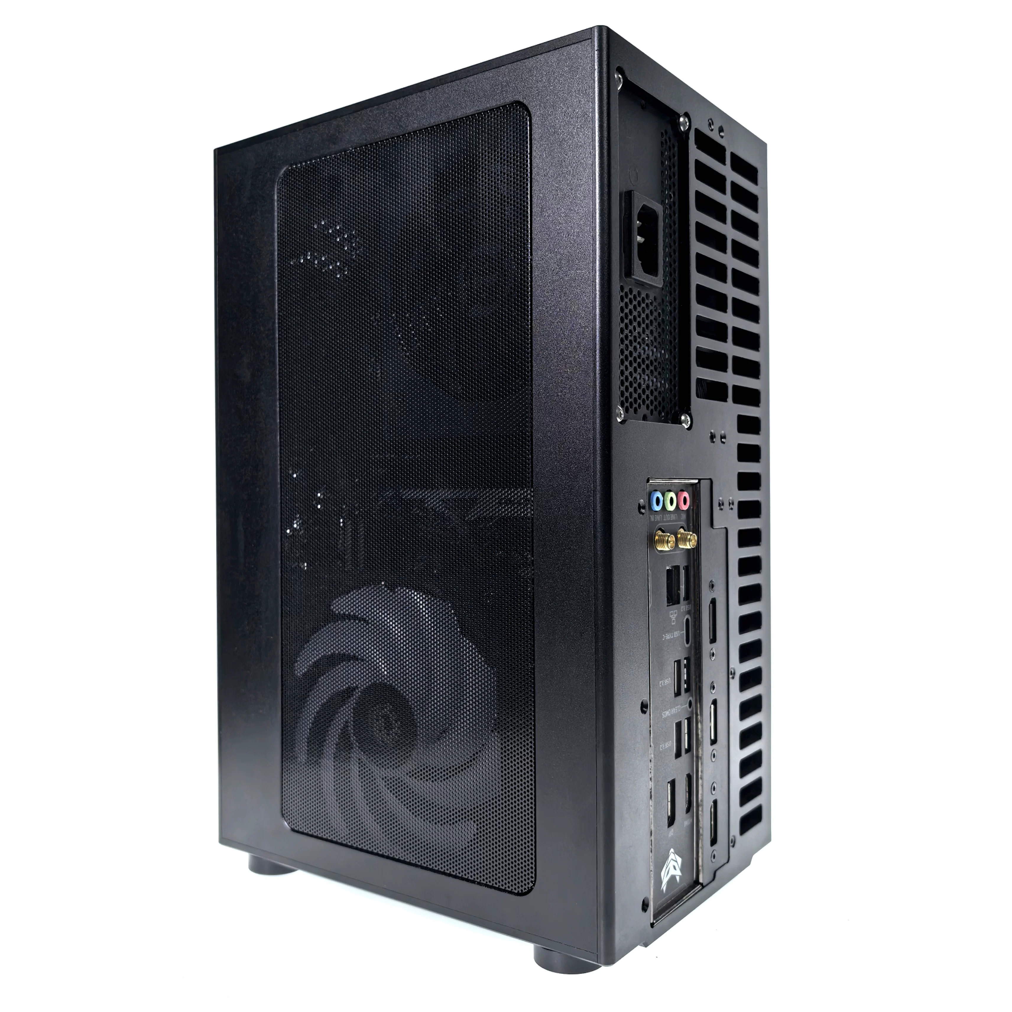 Новый полностью алюминиевый ITX мини-слот ЗС-STSFF вертикальный корпус для ПК 9.3L маленький объем воздушное охлаждение