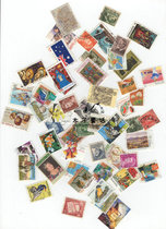 {Woozi Fairy Tales} Australia Foreign Letdown Stamps 50 different