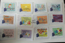 Foreign letters and sales stamps France 2014 issued new industry France 12 full