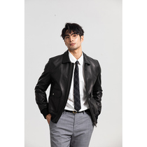 SHOW LOUIS imported lambskin A2 improved version short genuine leather jacket mens leather jacket