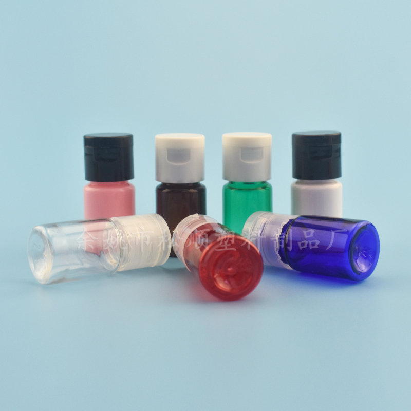 5ml flat shoulder thickened butterfly flip bottle pure dew lotion pet plastic sub-bottling cosmetic bottle small empty pot - Taobao