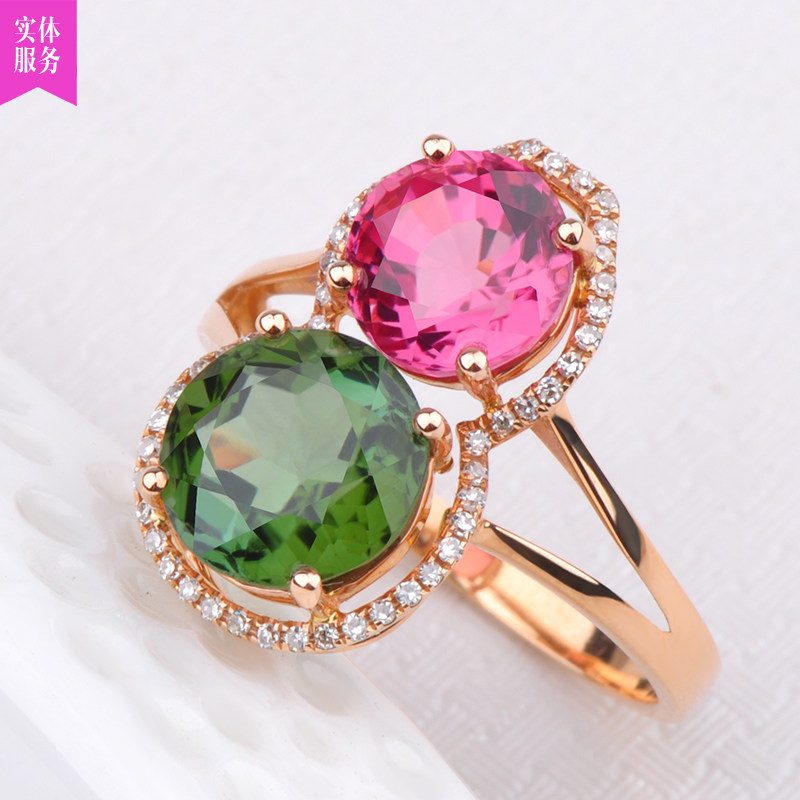 BasSeal in total 4 05 caracinth style Beaxi ring 18K gold inlay 18645-Taobao