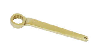 Explosion-proof single-head plum wrench copper plum wrench 12-85mm